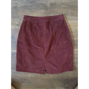 Corduroy skirt academia